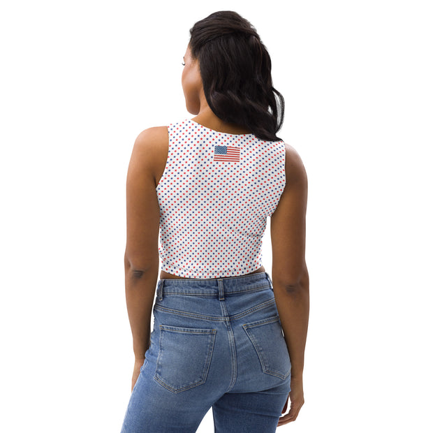 Trump '24 Women's Patriotic Crop Top