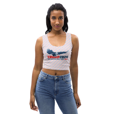 Trump '24 Women's Patriotic Crop Top