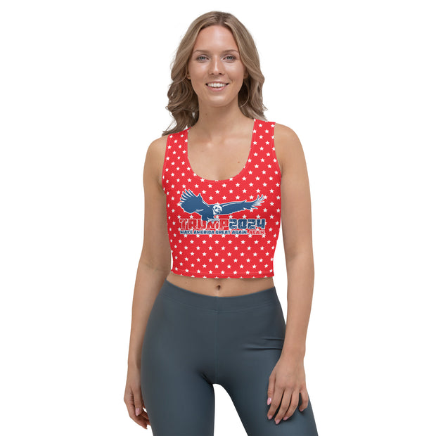 Trump '24 Patriotic Women's Crop Top