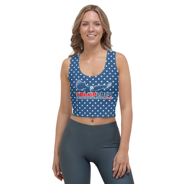 Trump '24 Patriotic Women's Crop Top