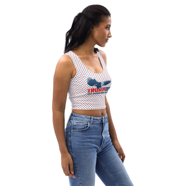 Trump '24 Women's Patriotic Crop Top