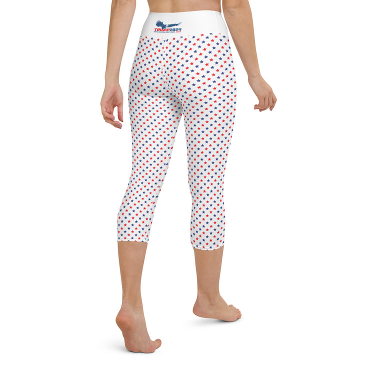 Trump '24 Patriotic Yoga Capri Leggings