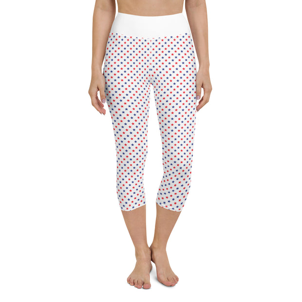 Trump '24 Patriotic Yoga Capri Leggings