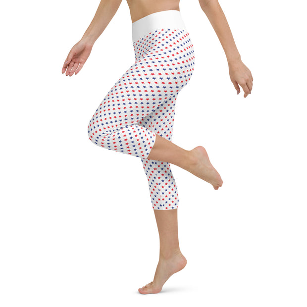 Trump '24 Patriotic Yoga Capri Leggings