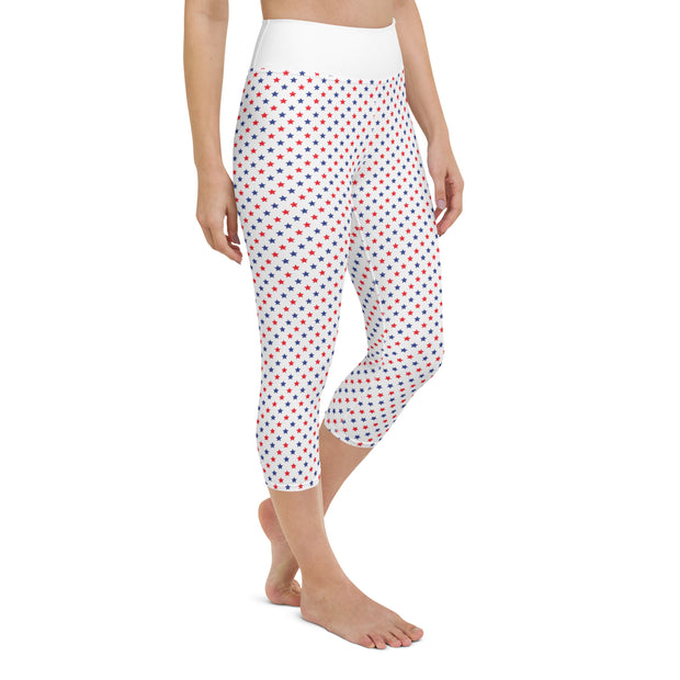 Trump '24 Patriotic Yoga Capri Leggings