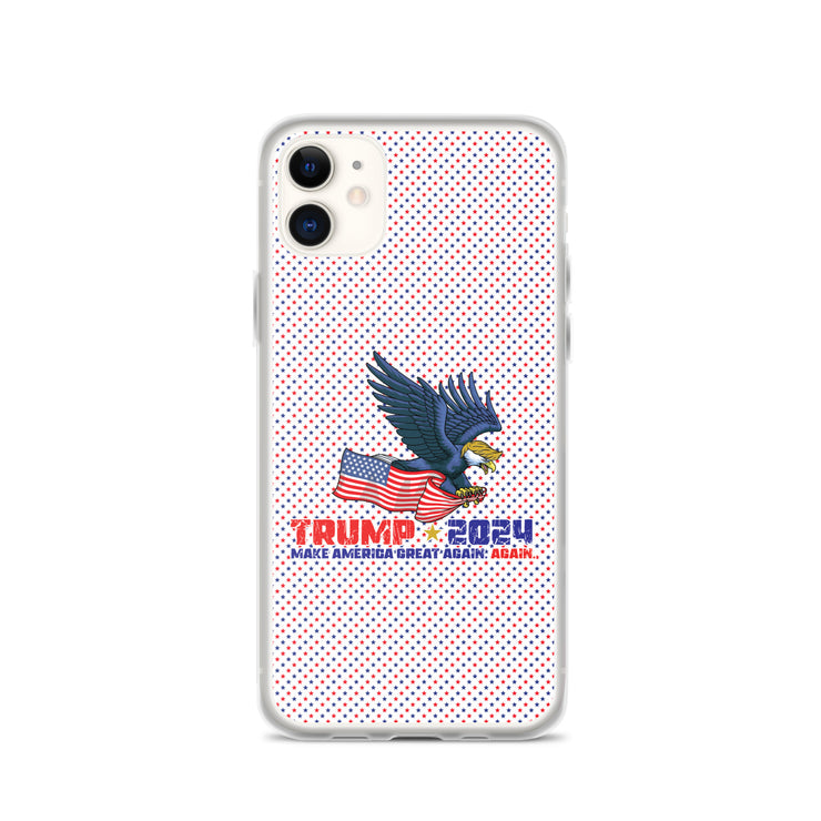 Trump '24 Eagle Clear Case for iPhone®