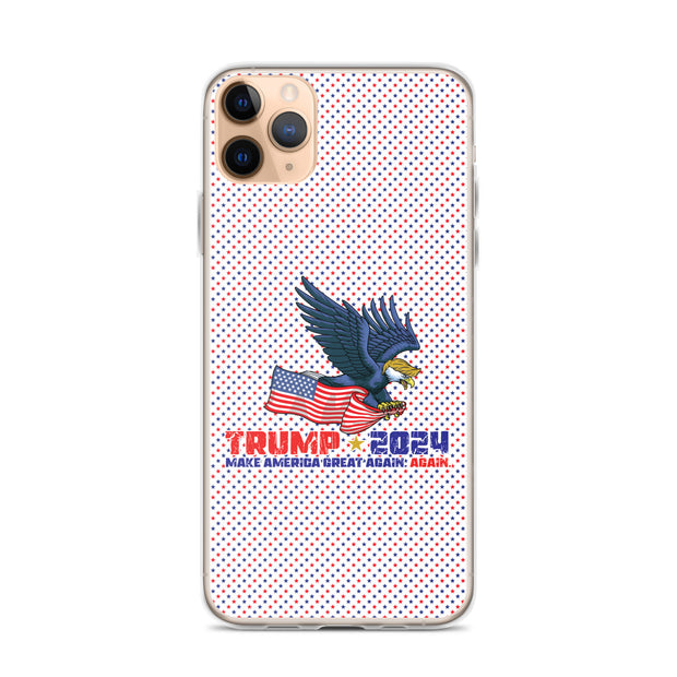 Trump '24 Eagle Clear Case for iPhone®