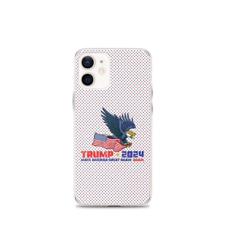 Trump '24 Eagle Clear Case for iPhone®