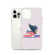 Trump '24 Eagle Clear Case for iPhone®