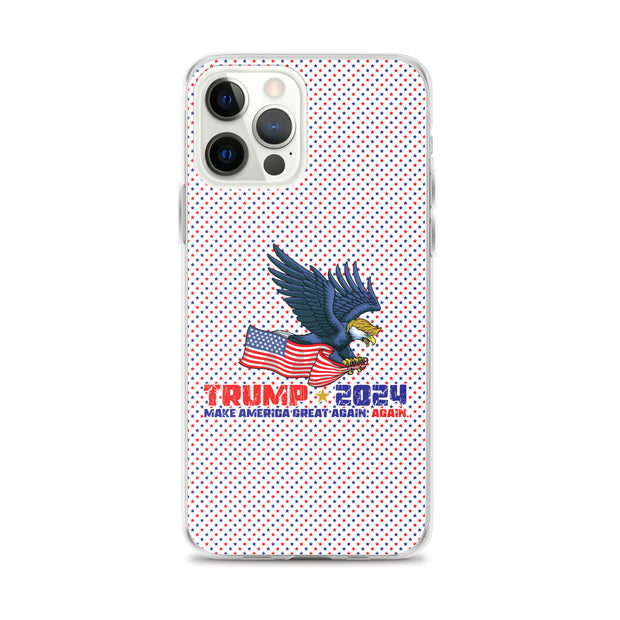 Trump '24 Eagle Clear Case for iPhone®