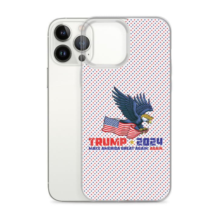 Trump '24 Eagle Clear Case for iPhone®