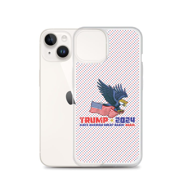 Trump '24 Eagle Clear Case for iPhone®