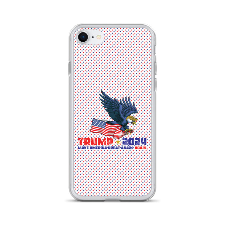 Trump '24 Eagle Clear Case for iPhone®