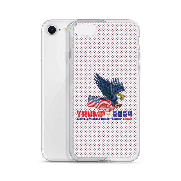 Trump '24 Eagle Clear Case for iPhone®