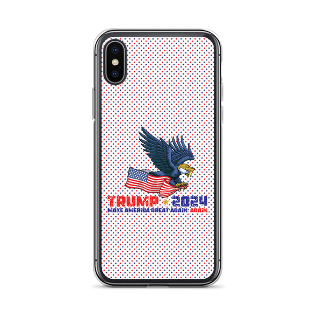 Trump '24 Eagle Clear Case for iPhone®