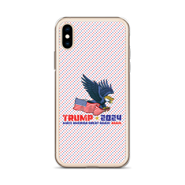 Trump '24 Eagle Clear Case for iPhone®