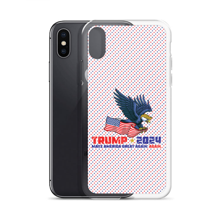 Trump '24 Eagle Clear Case for iPhone®