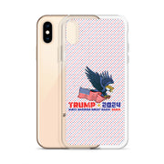 Trump '24 Eagle Clear Case for iPhone®