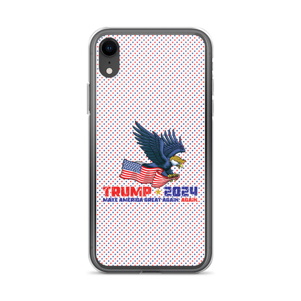 Trump '24 Eagle Clear Case for iPhone®