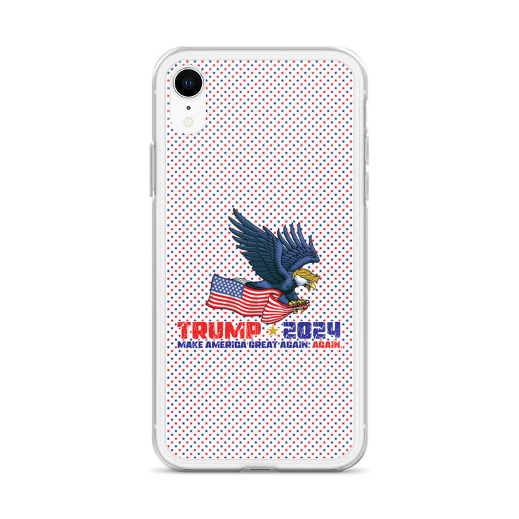 Trump '24 Eagle Clear Case for iPhone®