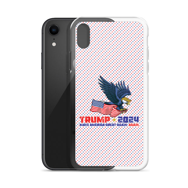 Trump '24 Eagle Clear Case for iPhone®