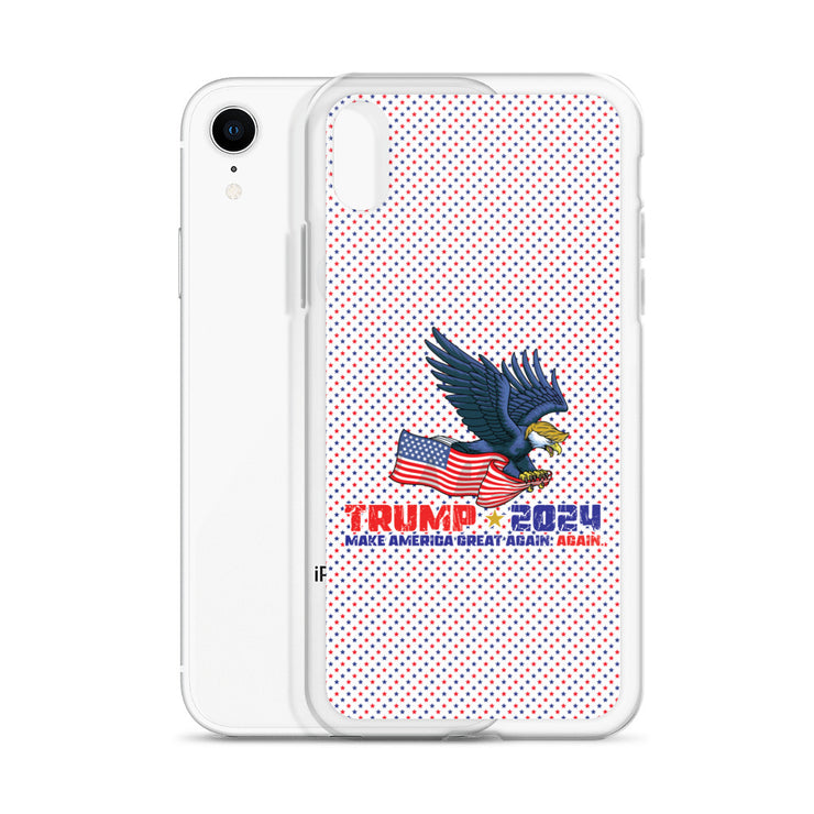 Trump '24 Eagle Clear Case for iPhone®