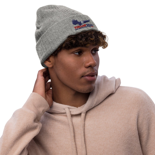 Trump '24 Ribbed Knit Beanie