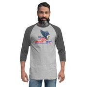 Trump '24 Eagle 3/4 Sleeve Raglan Shirt