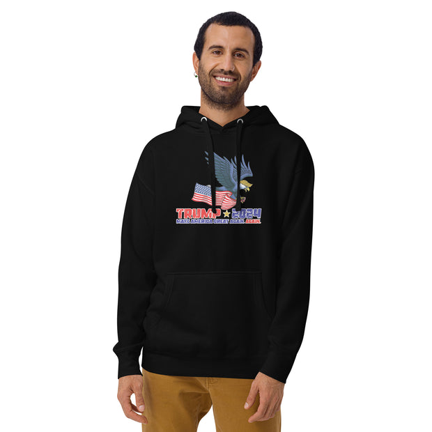 Trump '24 Eagle Men's Hoodie