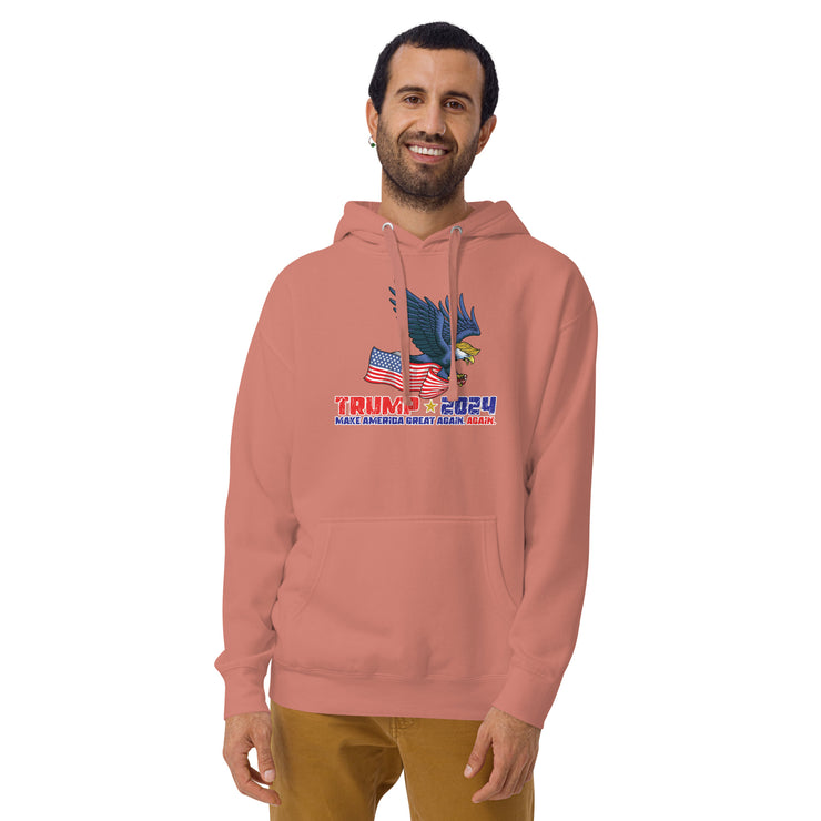 Trump '24 Eagle Men's Hoodie