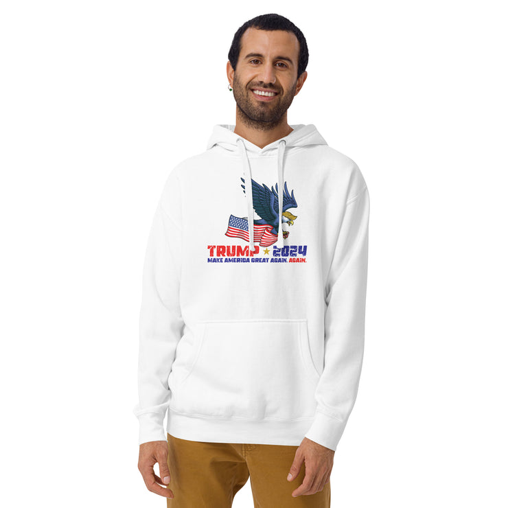 Trump '24 Eagle Men's Hoodie