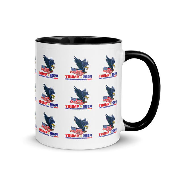 Trump '24 Eagle Mug with Color Inside