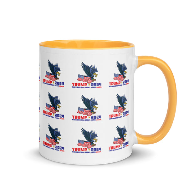 Trump '24 Eagle Mug with Color Inside