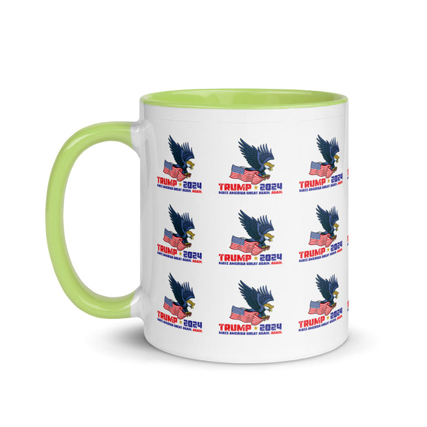 Trump '24 Eagle Mug with Color Inside