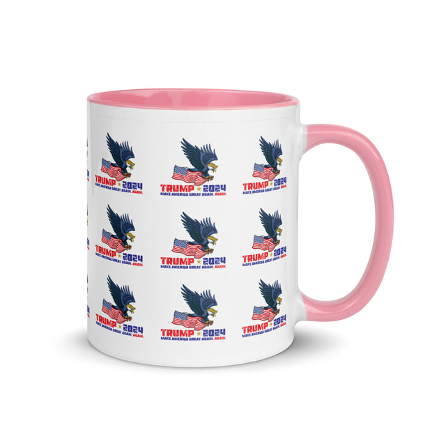 Trump '24 Eagle Mug with Color Inside