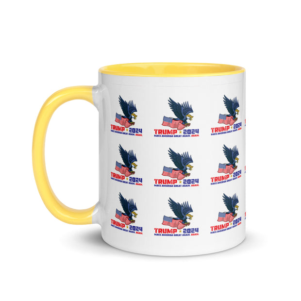 Trump '24 Eagle Mug with Color Inside