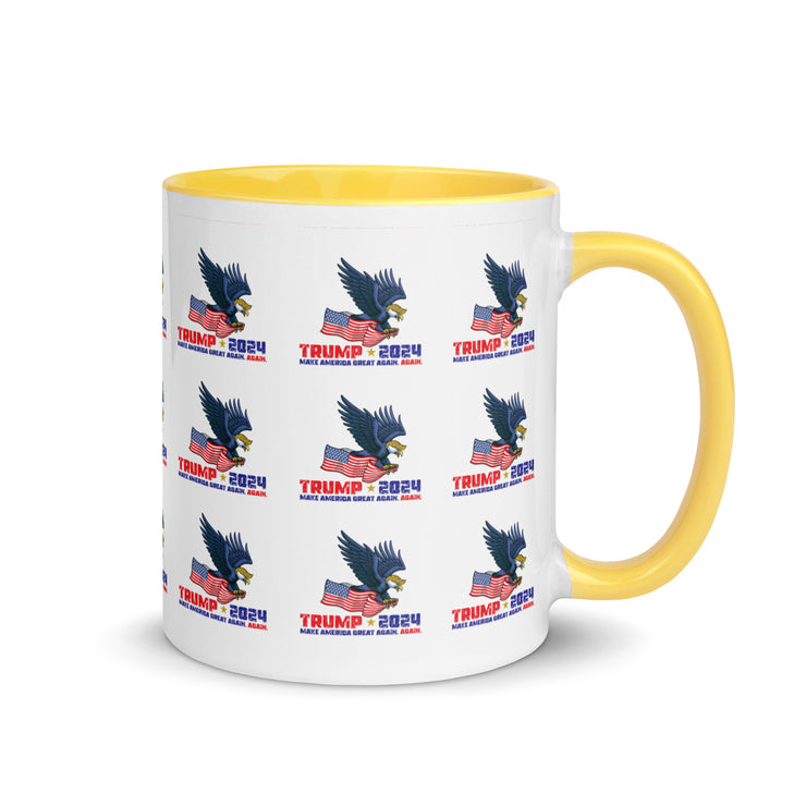 Trump '24 Eagle Mug with Color Inside