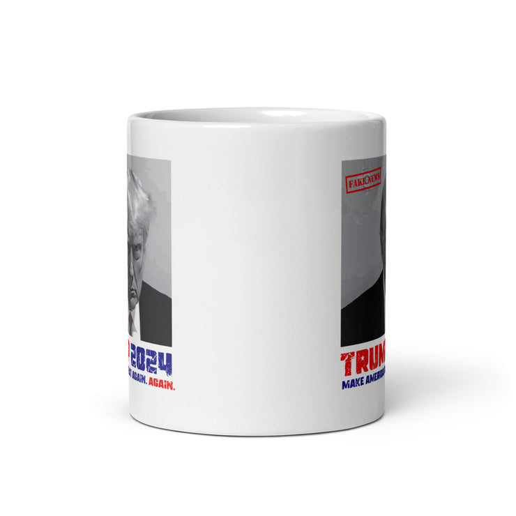 Trump Fake News Mugshot Mug