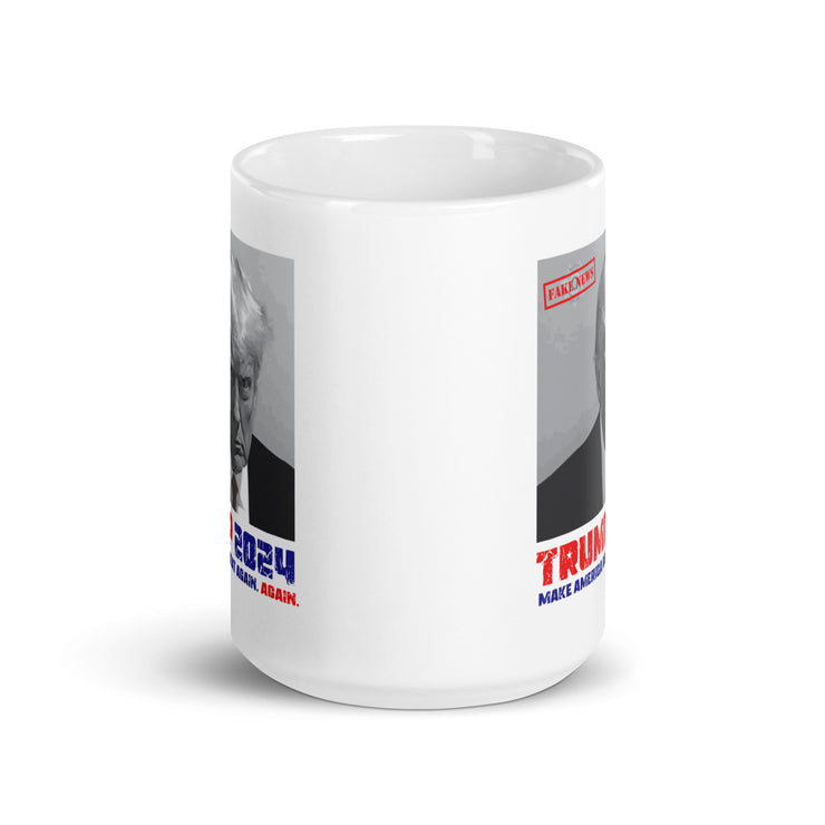 Trump Fake News Mugshot Mug