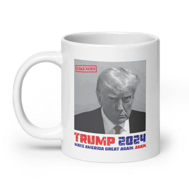 Trump Fake News Mugshot Mug