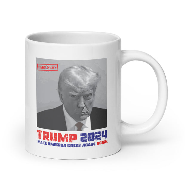 Trump Fake News Mugshot Mug