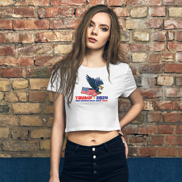 Trump '24 Eagle Women’s Crop Tee