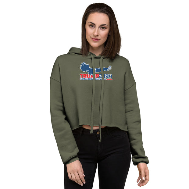 Trump '24 Eagle Crop Hoodie