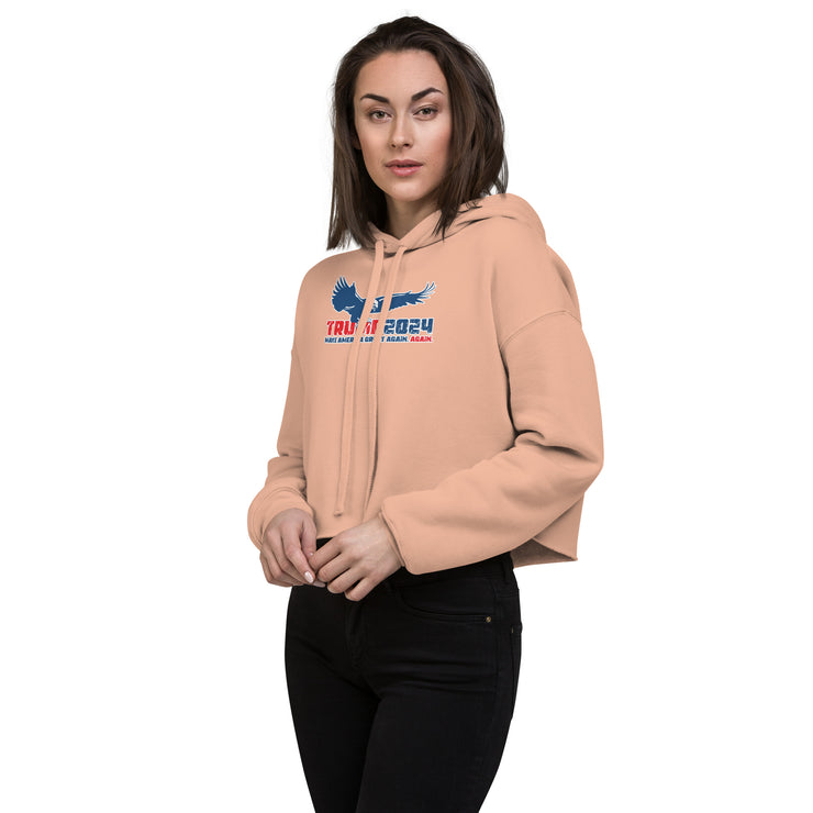 Trump '24 Eagle Crop Hoodie