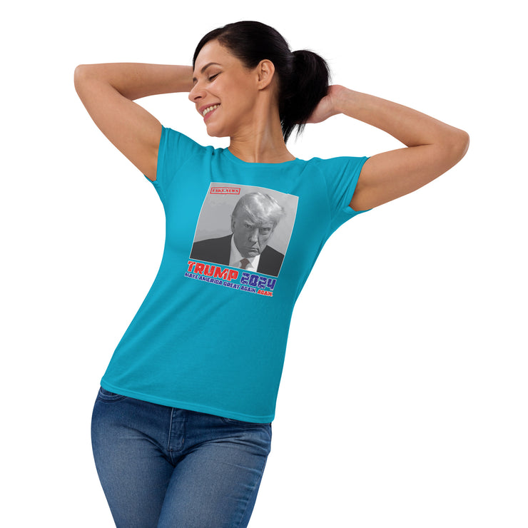 Trump Fake News Women's T-shirt