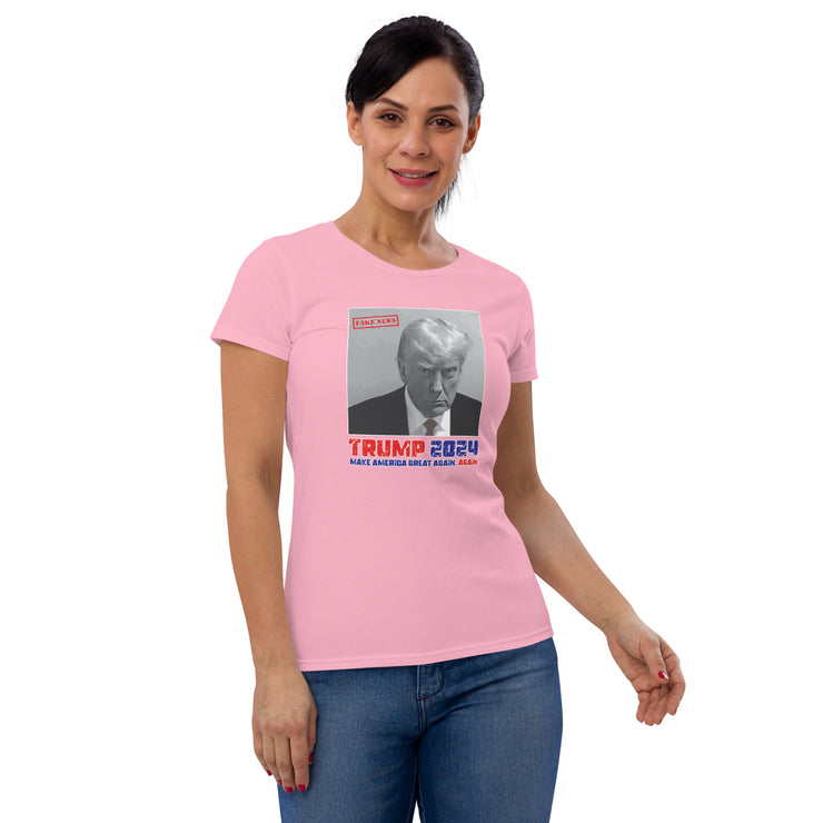 Trump Fake News Women's T-shirt