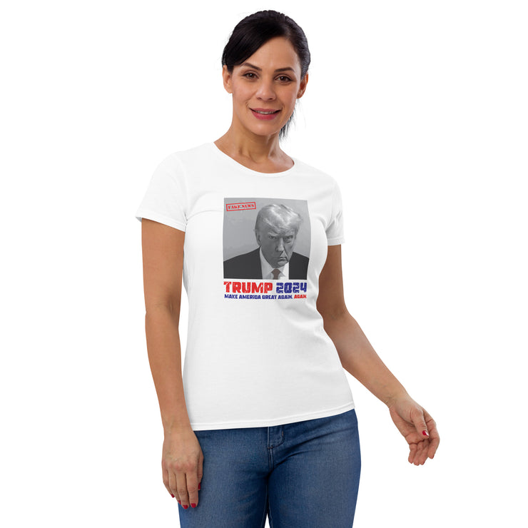 Trump Fake News Women's T-shirt