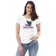 Trump '24 Eagle Women's Fitted Eco T-Shirt