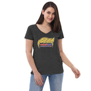 Trump Golden '24 Women’s Recycled V-Neck T-shirt